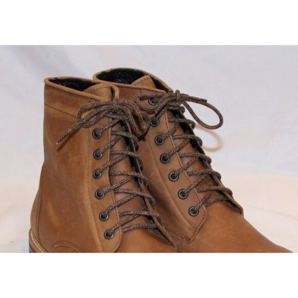 NISOLO MEN'S ALL WEATHER ANDRES SUEDE BOOTS TOBACCO BROWN $280 NWOB - Picture 3 of 6